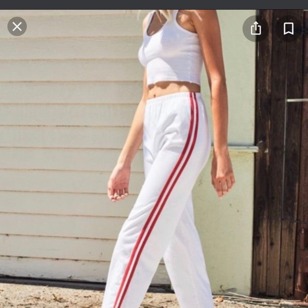brandy melville sweatpants 🤍❤️